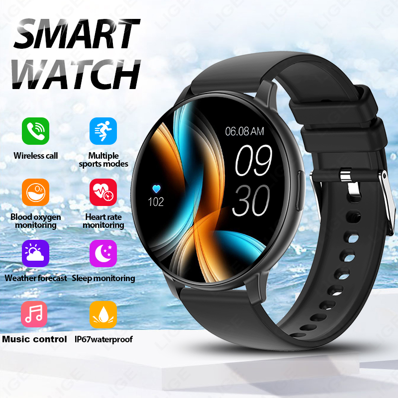 Watches Ladies Smartwatch - LIGE Neue 1,43 Zoll Bluetooth-Anruf Smartwatch