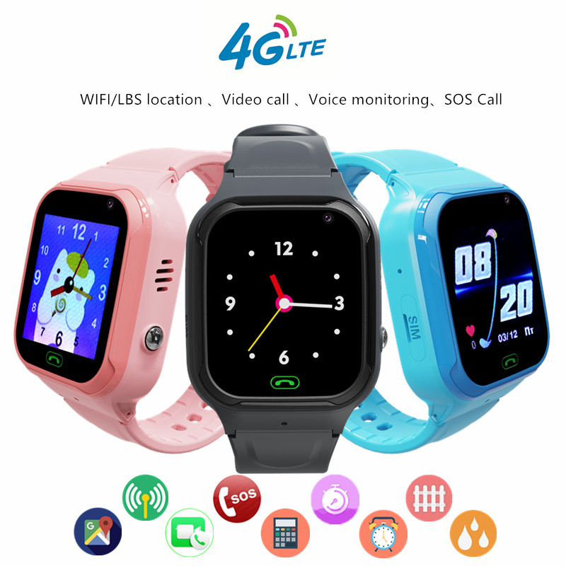 Smartwatch Digital Watches For Kid Girl - 4G Kinder Smartphone Uhr Video Anruf