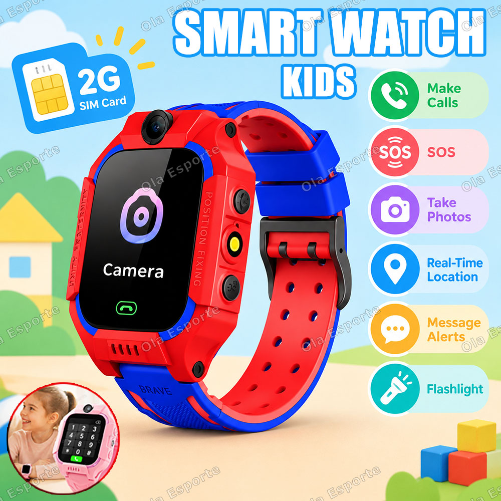 Smartwatch Watches For Kids With Gps - 2027 Neue 2G/5G Kinder-Smartwatch GPS-Ortung SIM-Karte