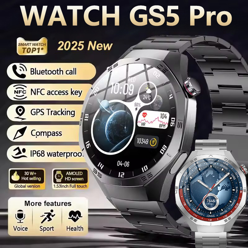 Smartwatch Watches For Women With Gps - Original GS5 Pro GPS Sportuhr IP68