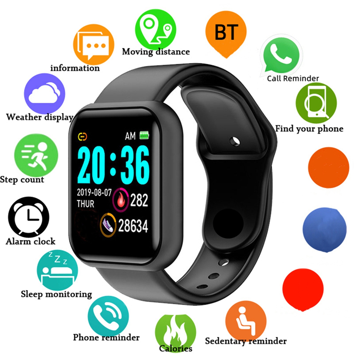 Männer Smart Uhren Farbe Bilds – Smartwatch Watches For Girls Bewertung und Preis