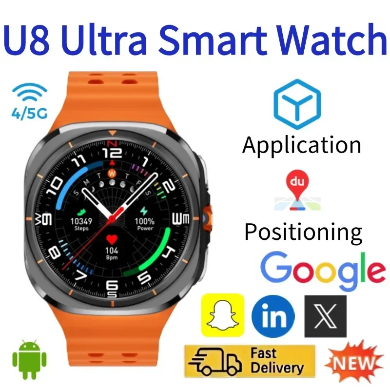 U8 Smartwatch 4G 5G mit drehba – Smartwatch Watches For Women With Gps Bewertung und Preis