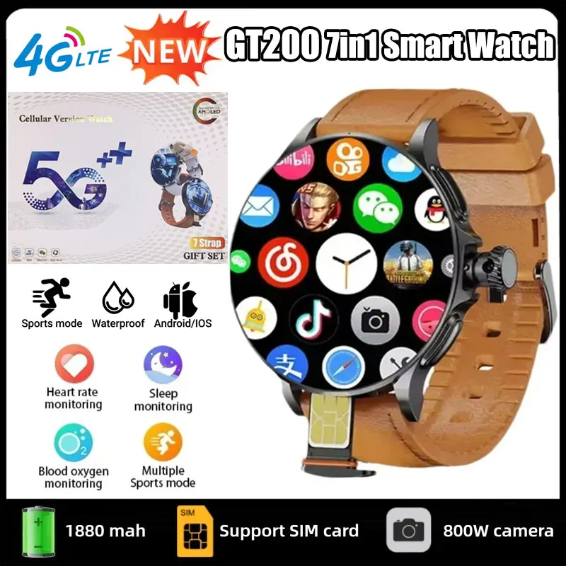 GT200 5G Smartwatch 1,95 Zoll  – Smartwatch Watches For Women With Gps Bewertung und Preis